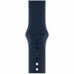 Silicone Szíj Apple Watch SE/11/10/9/8/7/6/5/4/3/Ultra 1/2/3 (44/45/46/49mm) Midnight Kék