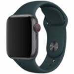 Silicone Szíj Apple Watch SE/11/10/9/8/7/6/5/4/3 (42/41/40/38mm) Olive