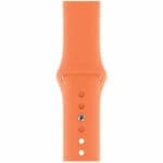 Silicone Szíj Apple Watch SE/11/10/9/8/7/6/5/4/3/Ultra 1/2/3 (44/45/46/49mm) Papaya