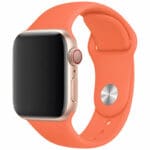 Silicone Szíj Apple Watch SE/11/10/9/8/7/6/5/4/3/Ultra 1/2/3 (44/45/46/49mm) Peach