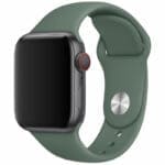 Silicone Szíj Apple Watch SE/11/10/9/8/7/6/5/4/3/Ultra 1/2/3 (44/45/46/49mm) Pine Zöld
