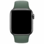 Silicone Szíj Apple Watch SE/11/10/9/8/7/6/5/4/3/Ultra 1/2/3 (44/45/46/49mm) Pine Zöld