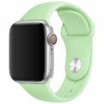 Silicone Szíj Apple Watch SE/11/10/9/8/7/6/5/4/3/Ultra 1/2/3 (44/45/46/49mm) Pistachio