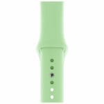 Silicone Szíj Apple Watch SE/11/10/9/8/7/6/5/4/3/Ultra 1/2/3 (44/45/46/49mm) Pistachio