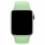 Silicone Szíj Apple Watch SE/11/10/9/8/7/6/5/4/3/Ultra 1/2/3 (44/45/46/49mm) Pistachio