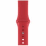 Silicone Szíj Apple Watch SE/11/10/9/8/7/6/5/4/3/Ultra 1/2/3 (44/45/46/49mm) Piros