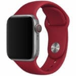 Silicone Szíj Apple Watch SE/11/10/9/8/7/6/5/4/3/Ultra 1/2/3 (44/45/46/49mm) Rose Piros