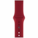 Silicone Szíj Apple Watch SE/11/10/9/8/7/6/5/4/3/Ultra 1/2/3 (44/45/46/49mm) Rose Piros