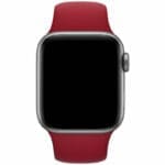 Silicone Szíj Apple Watch SE/11/10/9/8/7/6/5/4/3/Ultra 1/2/3 (44/45/46/49mm) Rose Piros