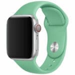 Silicone Szíj Apple Watch SE/11/10/9/8/7/6/5/4/3/Ultra 1/2/3 (44/45/46/49mm) Spearmint