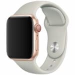 Silicone Szíj Apple Watch SE/11/10/9/8/7/6/5/4/3/Ultra 1/2/3 (44/45/46/49mm) Stone