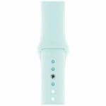 Silicone Szíj Apple Watch SE/11/10/9/8/7/6/5/4/3/Ultra 1/2/3 (44/45/46/49mm) Turquoise