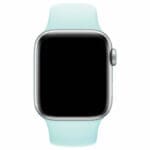 Silicone Szíj Apple Watch SE/11/10/9/8/7/6/5/4/3/Ultra 1/2/3 (44/45/46/49mm) Turquoise