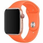 Silicone Szíj Apple Watch SE/11/10/9/8/7/6/5/4/3/Ultra 1/2/3 (44/45/46/49mm) Vitamin C