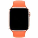 Silicone Szíj Apple Watch SE/11/10/9/8/7/6/5/4/3/Ultra 1/2/3 (44/45/46/49mm) Vitamin C