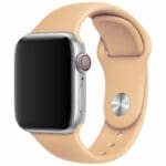 Silicone Szíj Apple Watch SE/11/10/9/8/7/6/5/4/3/Ultra 1/2/3 (44/45/46/49mm) Walnut