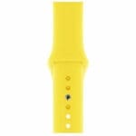 Silicone Szíj Apple Watch SE/11/10/9/8/7/6/5/4/3/Ultra 1/2/3 (44/45/46/49mm) Sárga