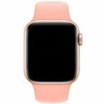 Silicone Szíj Apple Watch SE/11/10/9/8/7/6/5/4/3 (42/41/40/38mm) Grapefruit