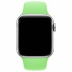 Silicone Szíj Apple Watch SE/11/10/9/8/7/6/5/4/3/Ultra 1/2/3 (44/45/46/49mm) Zöld