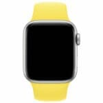 Silicone Szíj Apple Watch SE/11/10/9/8/7/6/5/4/3/Ultra 1/2/3 (44/45/46/49mm) Sárga