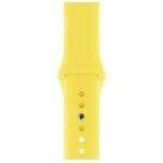 Silicone Szíj Apple Watch SE/11/10/9/8/7/6/5/4/3/Ultra 1/2/3 (44/45/46/49mm) Sárga