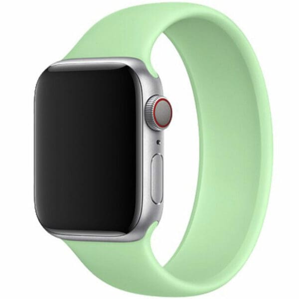 Silicone Solo Loop Szíj Apple Watch SE/10/9/8/7/6/5/4/3/Ultra 1/ Ultra2 (44/45/46/49mm) Pistachio