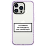Social Media Seriously Harms Our Mental Health Kryt iPhone 14 Pro Tok