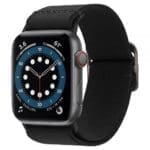 Spigen Fit Lite Strap Szíj Apple Watch SE/11/10/9/8/7/6/5/4/3/Ultra 1/2/3 (44/45/46/49mm) Black