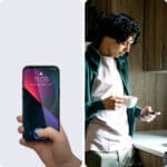 Spigen GLAS.tR EZ FIT Üvegfólia iPhone 13/13 Pro/14/16e