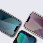 Spigen GLAS.tR EZ FIT Üvegfólia iPhone 13/13 Pro/14/16e (2 Pack) Clear