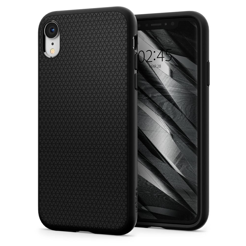 Spigen Liquid Air Matte Black iPhone XR Tok