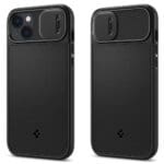 Spigen Optik Armor MagSafe Black iPhone 14 Plus Tok