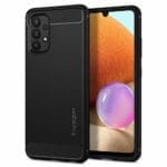 Spigen Rugged Armor Matte Black Samsung Galaxy A52 Tok