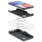 Spigen Silicone FIT MAG MagSafe Black iPhone 14 Plus Tok