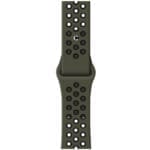 Sport Szíj Apple Watch SE/11/10/9/8/7/6/5/4/3/Ultra 1/2/3 (44/45/46/49mm) Army Zöld/Fekete