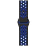 Sport Szíj Apple Watch SE/11/10/9/8/7/6/5/4/3/Ultra 1/2/3 (44/45/46/49mm) Fekete/Kék