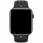 Sport Szíj Apple Watch SE/11/10/9/8/7/6/5/4/3 (42/41/40/38mm) Fekete/Coal Fekete