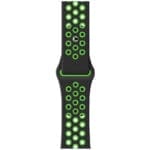 Sport Szíj Apple Watch SE/11/10/9/8/7/6/5/4/3/Ultra 1/2/3 (44/45/46/49mm) Fekete/Zöld