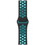 Sport Szíj Apple Watch SE/11/10/9/8/7/6/5/4/3/Ultra 1/2/3 (44/45/46/49mm) Fekete/Light Kék
