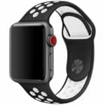Sport Szíj Apple Watch SE/11/10/9/8/7/6/5/4/3 (42/41/40/38mm) Fekete/Fehér