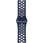 Sport Szíj Apple Watch SE/11/10/9/8/7/6/5/4/3/Ultra 1/2/3 (44/45/46/49mm) Kék/Fehér