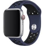 Sport Szíj Apple Watch SE/11/10/9/8/7/6/5/4/3/Ultra 1/2/3 (44/45/46/49mm) Midnight Kék/Fekete