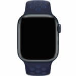 Sport Szíj Apple Watch SE/11/10/9/8/7/6/5/4/3/Ultra 1/2/3 (44/45/46/49mm) Midnight Navy/Mystic Navy