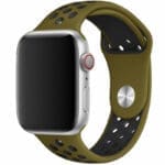 Sport Szíj Apple Watch SE/11/10/9/8/7/6/5/4/3/Ultra 1/2/3 (44/45/46/49mm) Olive Flak
