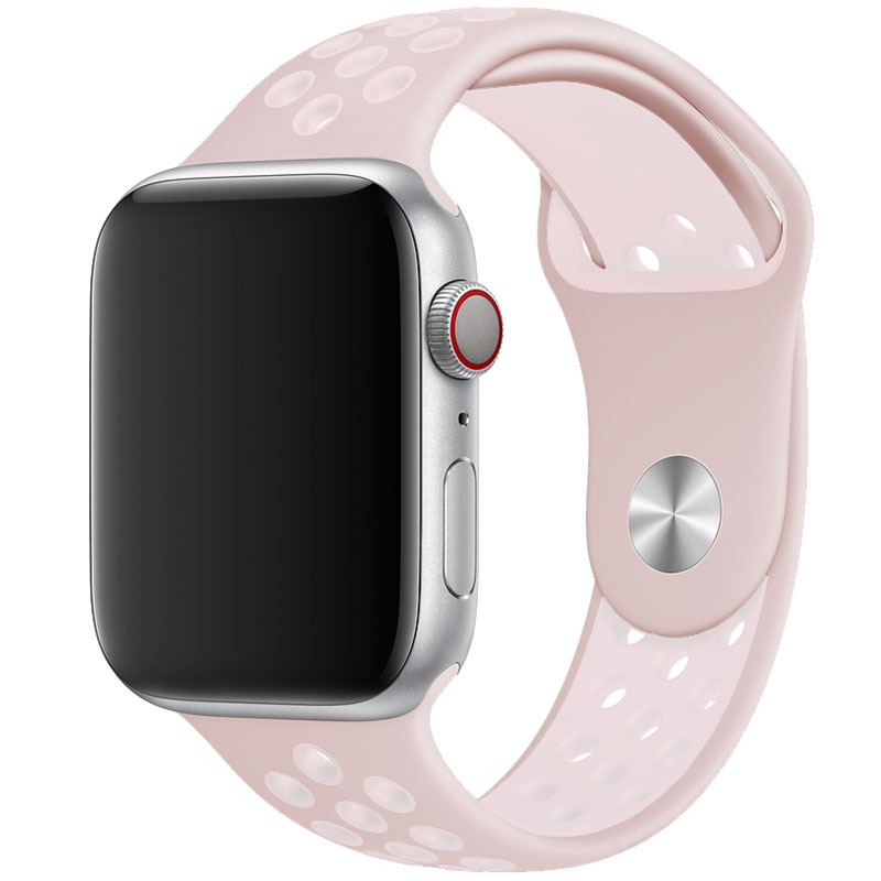 Sport Szíj Apple Watch SE/10/9/8/7/6/5/4/3 (40/41/42/38) Rózsaszín/Fehér