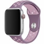 Sport Szíj Apple Watch SE/11/10/9/8/7/6/5/4/3/Ultra 1/2/3 (44/45/46/49mm) Lila/Gray
