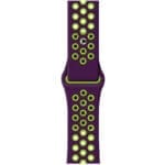 Sport Szíj Apple Watch SE/11/10/9/8/7/6/5/4/3/Ultra 1/2/3 (44/45/46/49mm) Lila/Zöld