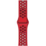 Sport Szíj Apple Watch SE/11/10/9/8/7/6/5/4/3/Ultra 1/2/3 (44/45/46/49mm) Piros/Fekete