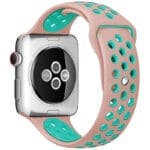 Sport Szíj Apple Watch SE/11/10/9/8/7/6/5/4/3/Ultra 1/2/3 (44/45/46/49mm) Rose/Zöld