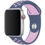 Sport Szíj Apple Watch SE/11/10/9/8/7/6/5/4/3/Ultra 1/2/3 (44/45/46/49mm) Sea Kék/Light Rózsaszín